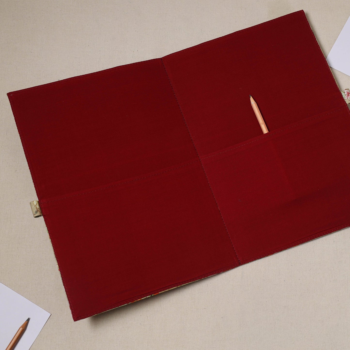 Beige Floral File Folders Online In India