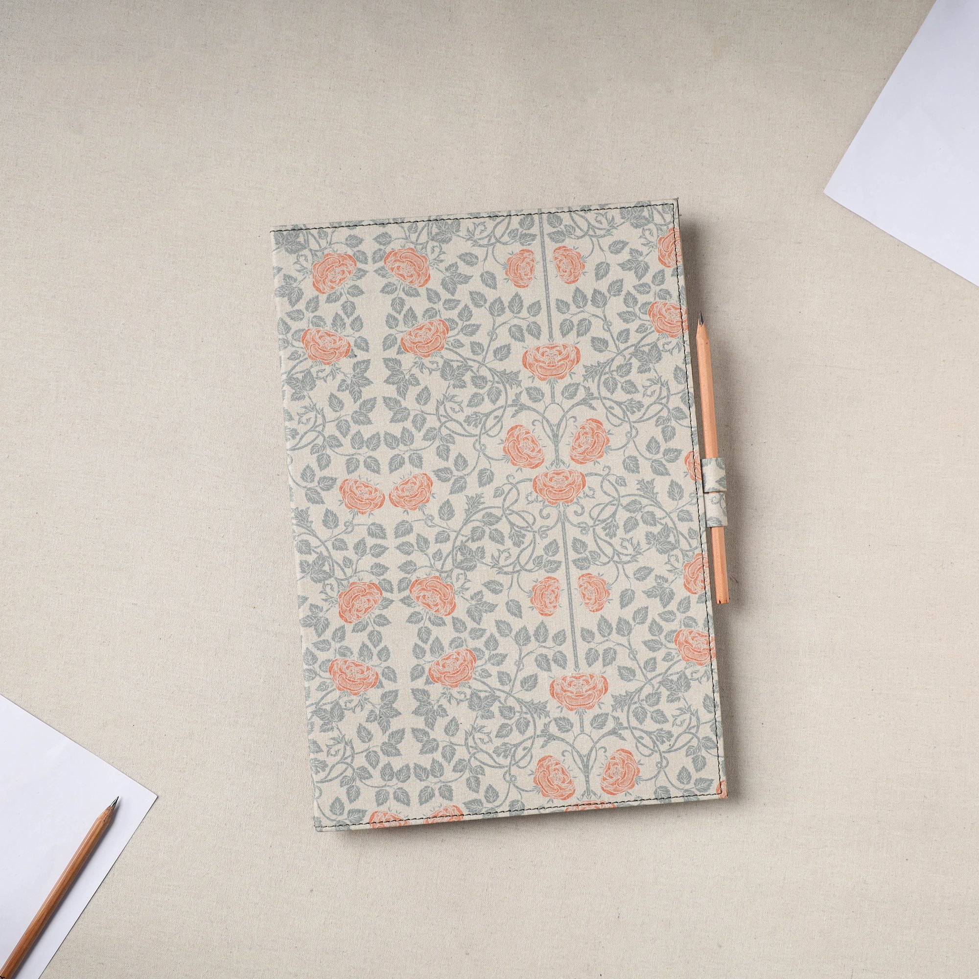 Beige Floral File Folders Online In India