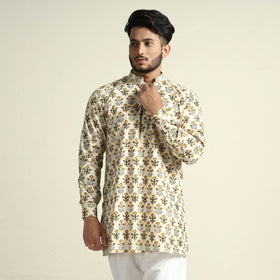 bagru men kurta 