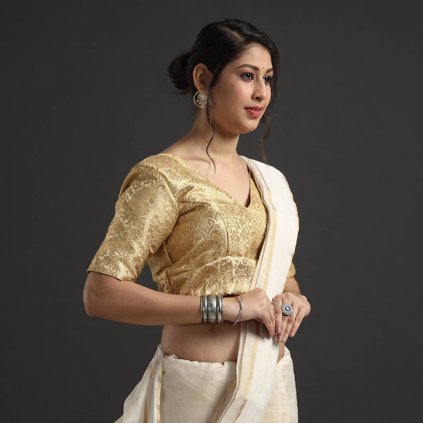 Banarasi Silk Stitched Blouse