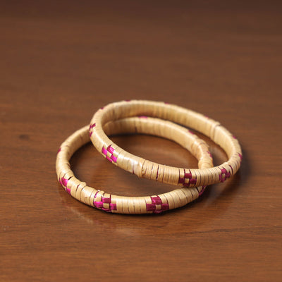  Golden Grass Bangle Set of 2 Online l iTokri.com
