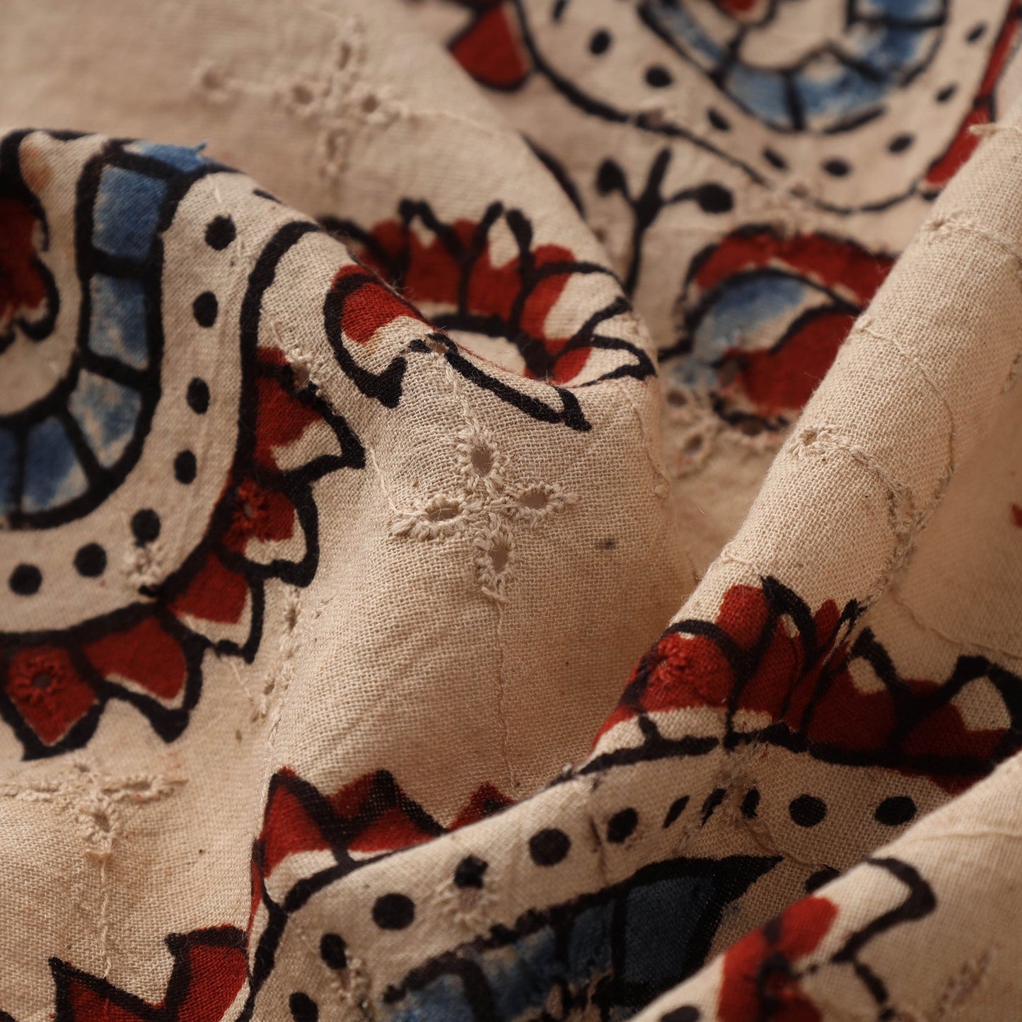 Hakoba natural dyed cotton fabric 11 - handcrafted