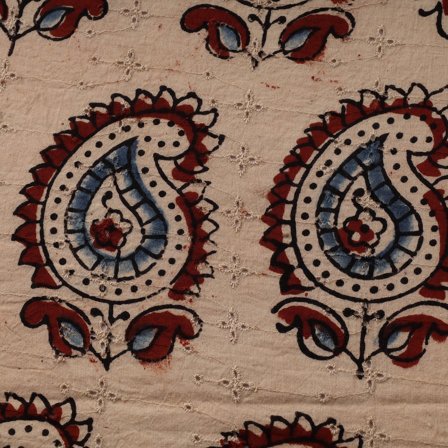 Hakoba natural dyed cotton fabric 11 - handcrafted