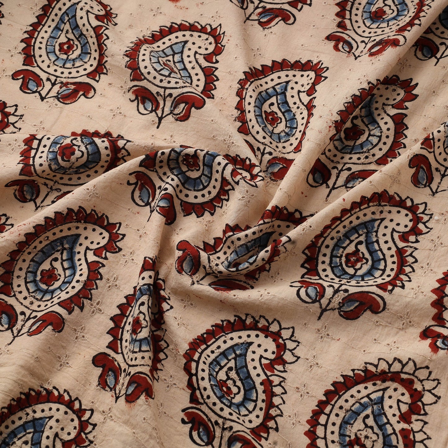 Hakoba natural dyed cotton fabric 11 - handcrafted