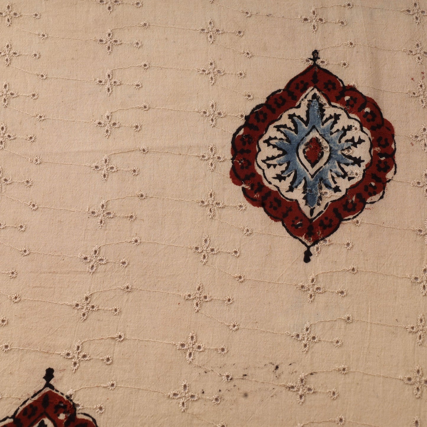 Hakoba natural dyed cotton fabric 12 - handcrafted