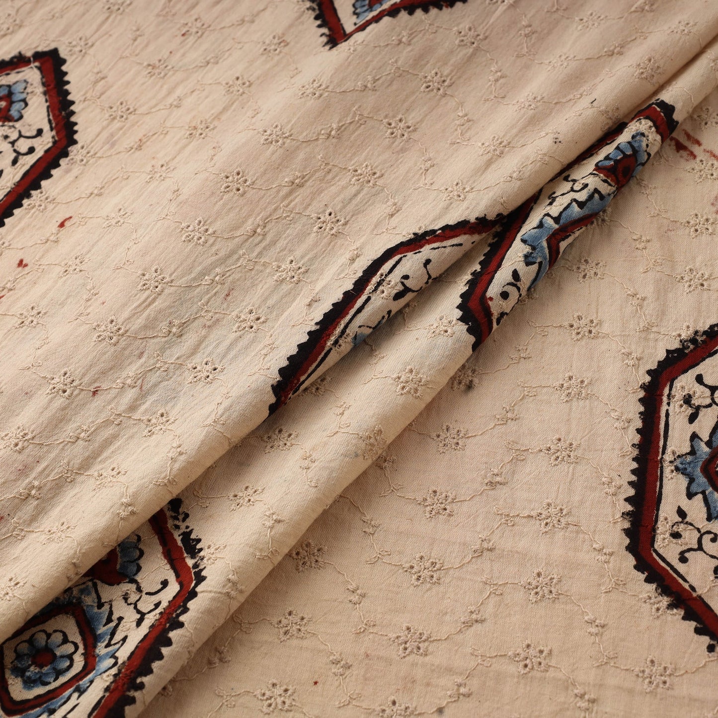 Hakoba natural dyed cotton fabric 18 - handcrafted