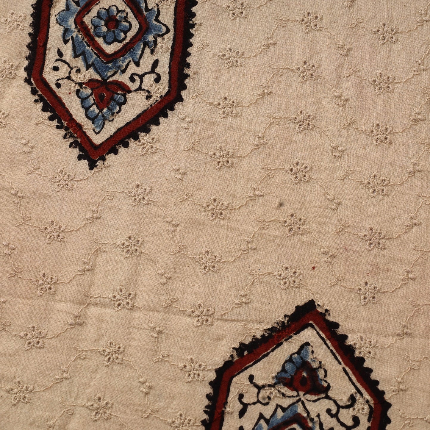 Hakoba natural dyed cotton fabric 18 - handcrafted