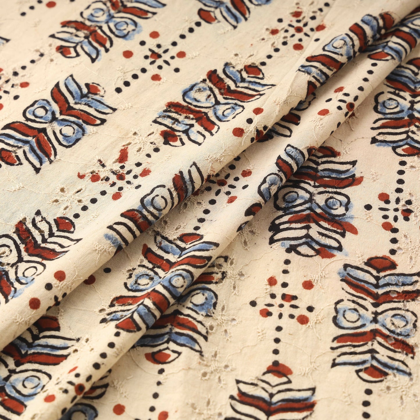 Hakoba natural dyed cotton fabric 33 - handcrafted