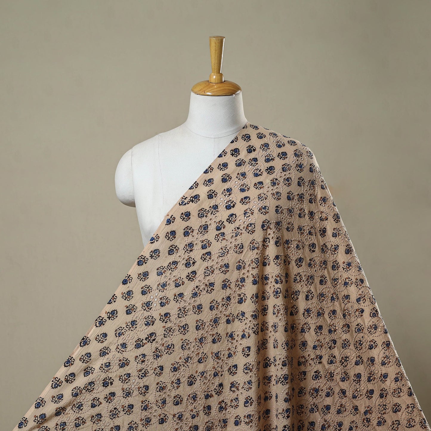 Hakoba natural dyed cotton hand fabric 05 - handcrafted