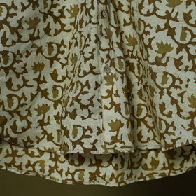 Half sleeve cotton men hand block batik print shirt 05