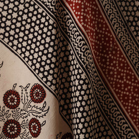 Hand bagh natural dyed cotton fabric 06 - handcrafted