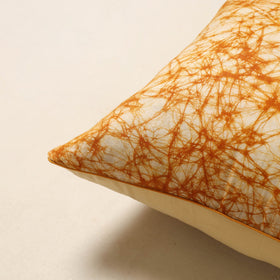 Beige - hand batik cotton cushion cover 70 - handcrafted