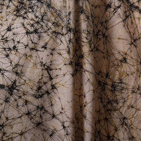 Beige - hand batik cotton fabric 06 - handcrafted