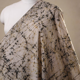 Beige - hand batik cotton fabric 11 - handcrafted