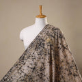 Beige - hand batik cotton fabric 06 - handcrafted
