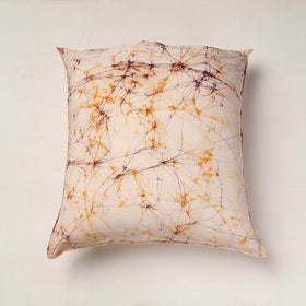 Beige Hand Batik Printed Cotton Cushion Cover