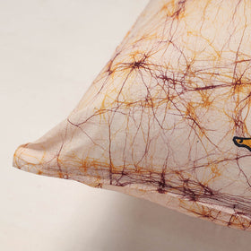  Beige Hand Batik Printed Cotton Cushion Cover