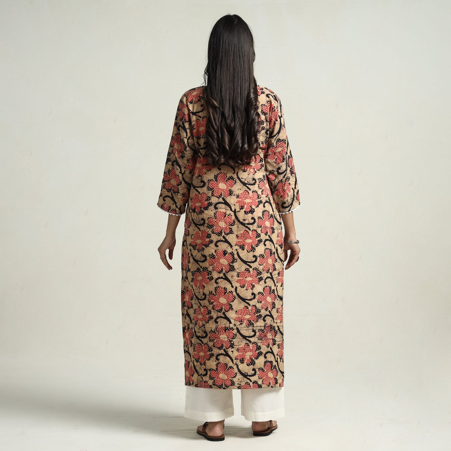  Hand Batik Printed Kurta
