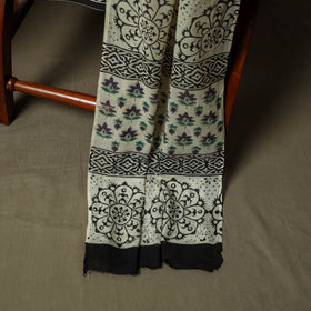 Hand block bagru print cotton 3pc unstitched dress material