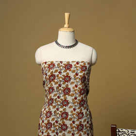 Hand bagru linen 3pc unstitched dress material 17