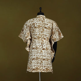 Hand batik cotton medium kaftan 57 - handcrafted