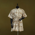Hand batik cotton medium kaftan 57 - handcrafted