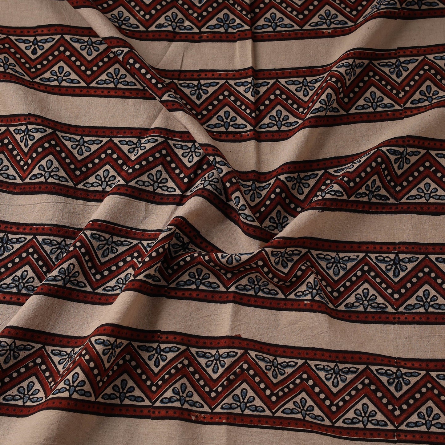 Hand cotton natural dyed fabric 01 - handcrafted