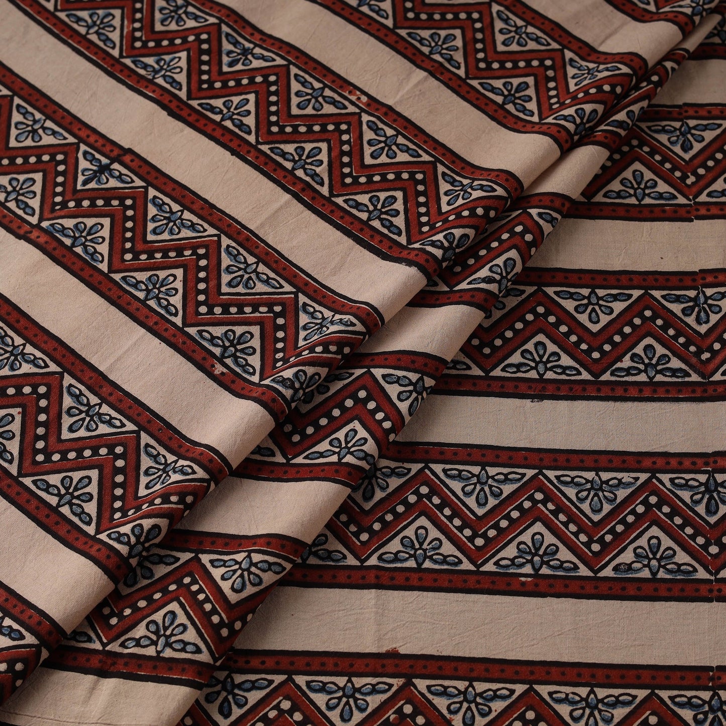 Hand cotton natural dyed fabric 01 - handcrafted