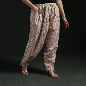 Hand block print cotton sanganeri salwar 04 - handcrafted