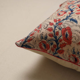 Hand kalamkari cushion cover 36 - handcrafted
