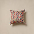 Hand kalamkari cushion cover 36 - handcrafted
