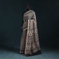 Hand block print natural dyed kota doria cotton ajrakh