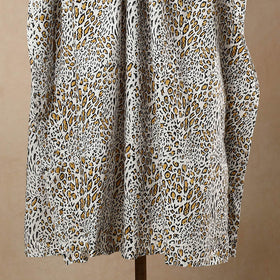  Hand Block Printed Cotton Kaftan with Tie-Up Waist 