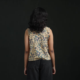 Hand block sanganeri print cotton floral crop top 18