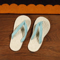 Beige Hand Braided Cotton Stitched Home Slipper