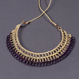  Hand Braided Natural Sikki Grass Necklace 