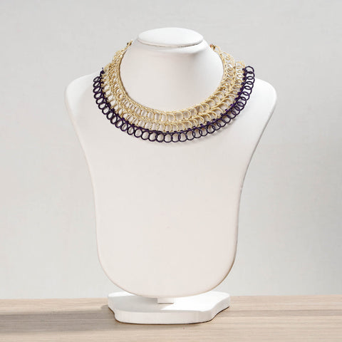  Hand Braided Natural Sikki Grass Necklace 