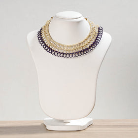  Hand Braided Natural Sikki Grass Necklace 