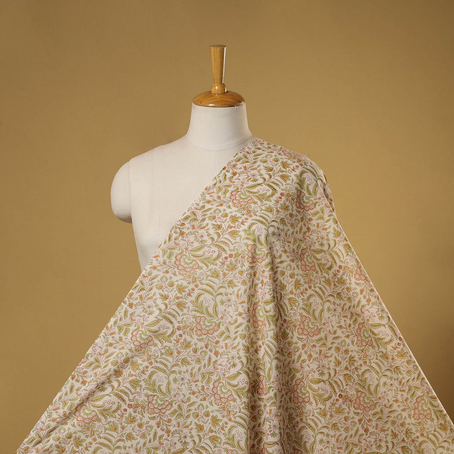 Hand cotton sanganeri fabric 05 - handcrafted