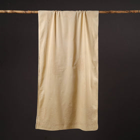 Beige - hand embroidered lucknow chikankari cotton stole 09