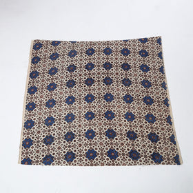 Hand Embroidery Ajrakh Cotton Blouse Piece