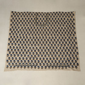 Beige - hand embroidery cotton blouse piece 13 - handcrafted