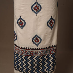 Beige - hand natural dyed 2pc cotton unstitched dress