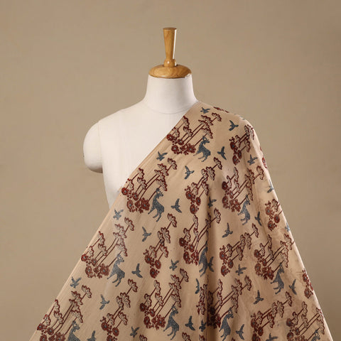 Hand pure mul cotton natural dyed fabric 16 - handcrafted