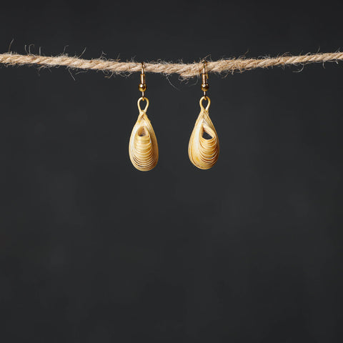 Buy Handcrafted Bamboo Earrings Online at iTokri.com