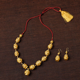 Buy Handcrafted Bamboo Necklace Set by Daya Patki Online at iTokri.com