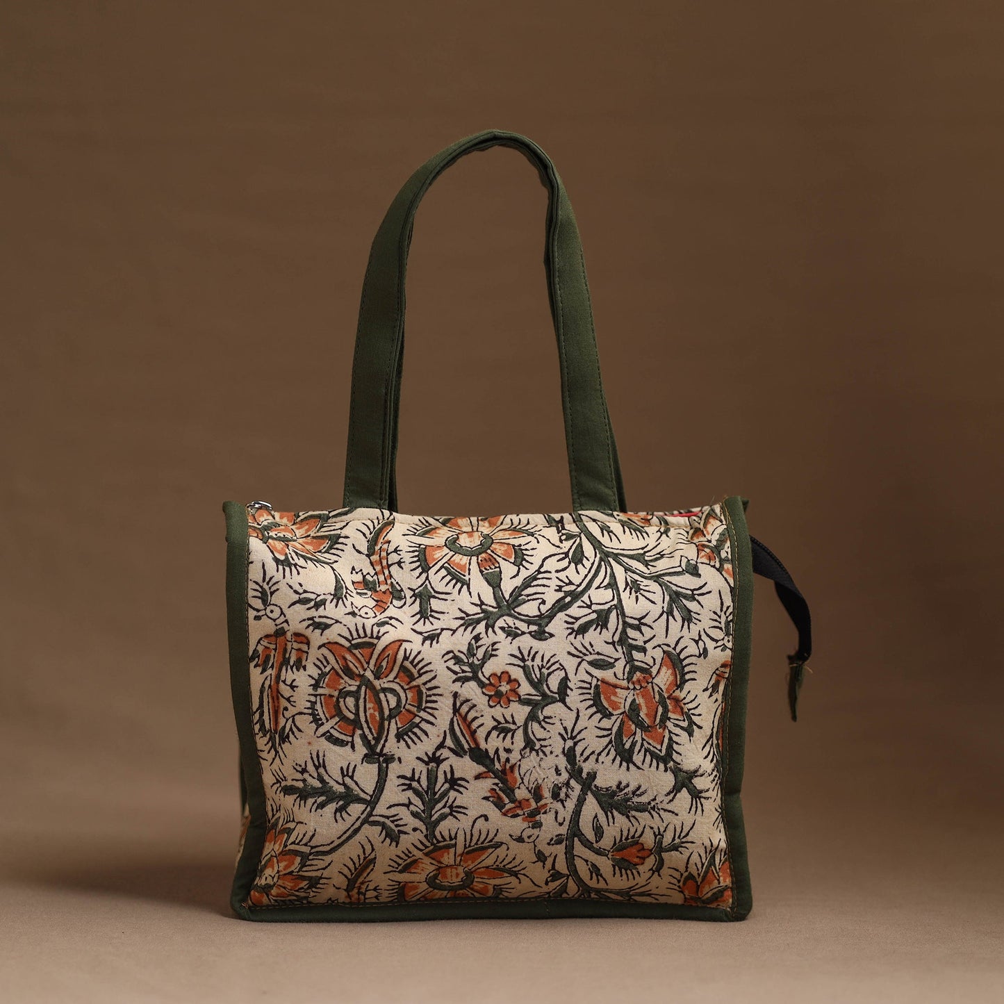 Beige Handcrafted Cotton Hand Bag 03