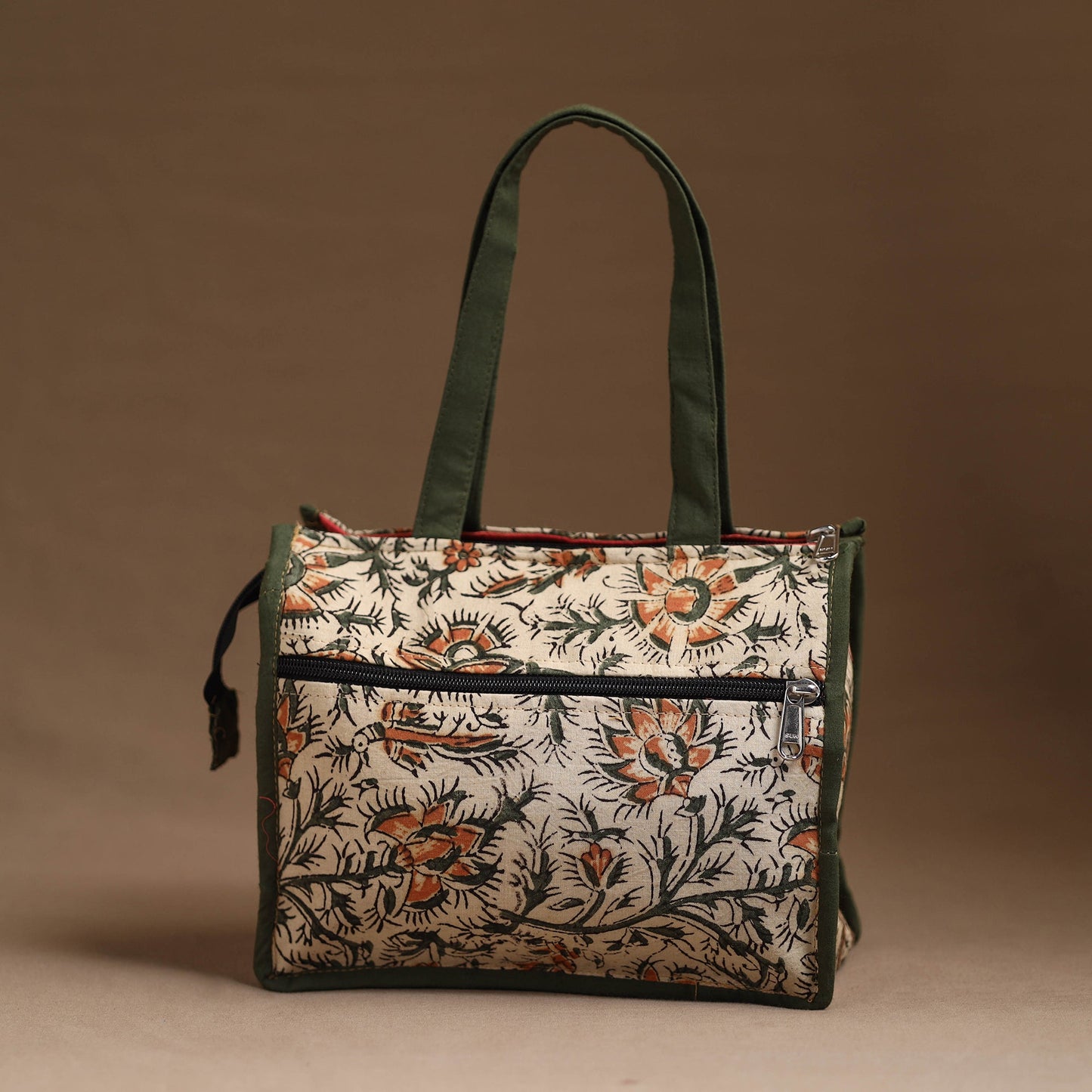 Beige Handcrafted Cotton Hand Bag 03