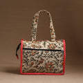 Beige Handcrafted Cotton Hand Bag 06