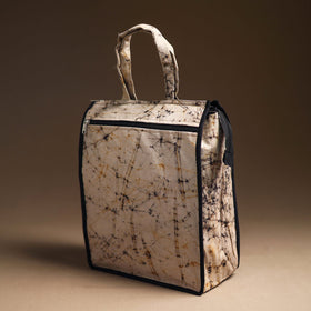 Beige Handcrafted Cotton Shopping Bag 11